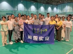 赏金船长实业进杏装健全团建”羽毛球赛活动
